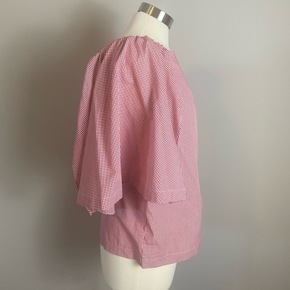 💥MAKE ME AN OFFER💥 NWTs Banana Republic Gingham Blouse - Picture 5 of 9